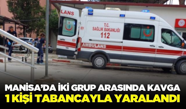 Salihli'de tartışma kanlı bitti: 1 yaralı