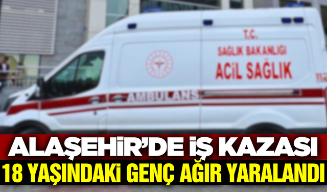 Alaşehir'de elektrik panosu patladı!