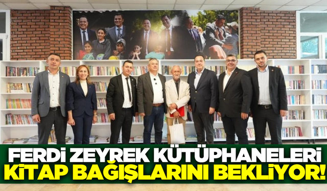 "Zeyrek Kütüphaneleri ve Bilim Merkezleri" kitap bağışlarını bekliyor!