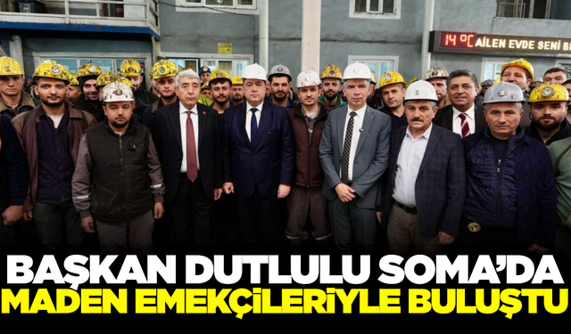Başkan Dutlulu'dan madencilere destek!