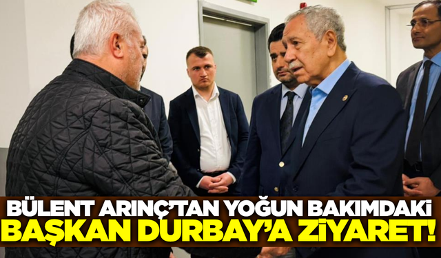 TBMM Eski Başkanı Arınç'tan Gülşah Durbay'a ziyaret