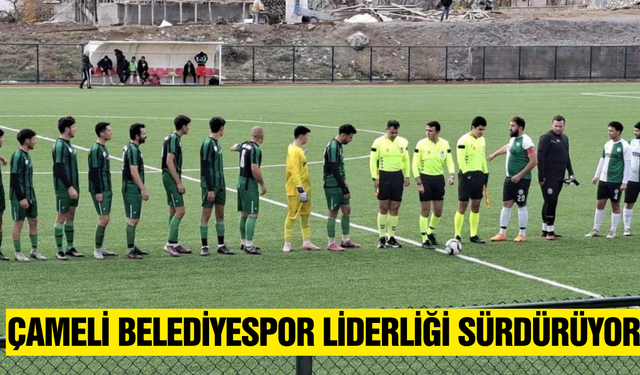 Çameli Belediyespor liderliği bırakmıyor!