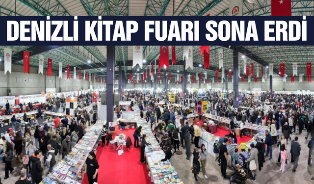 Denizli Kitap fuarı yüz binlerce ziyaretçiyi ağırladı