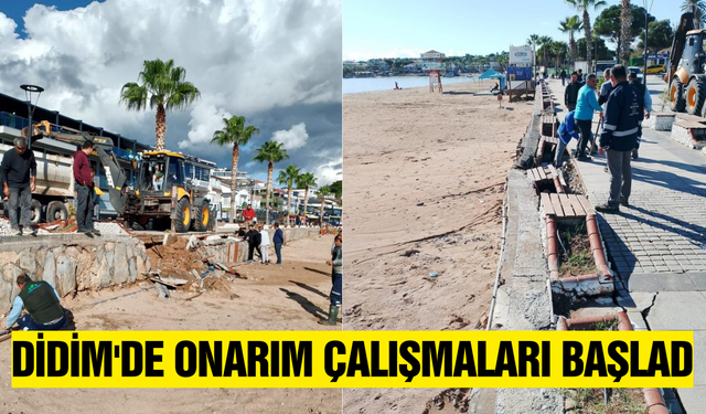 Didim'de onarım çalışmaları başladı