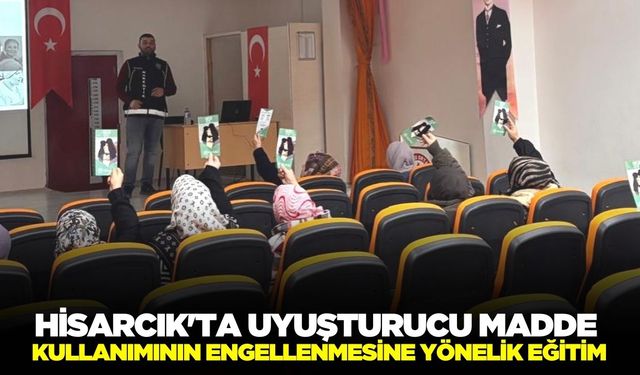 Kütahya'da madde kullanımının engellenmesine yönelik eğitim