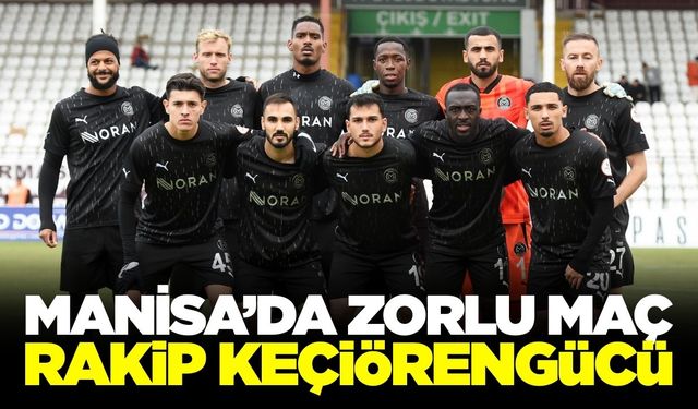 Manisa FK, Keçiörengücü karşısında seriyi sürdürmek istiyor