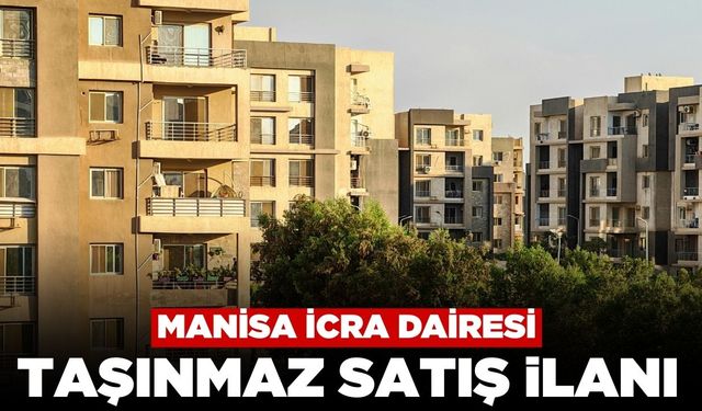 Manisa İcra Dairesi Yunusemre'de 90 m2 taşınmazı satışa çıkardı