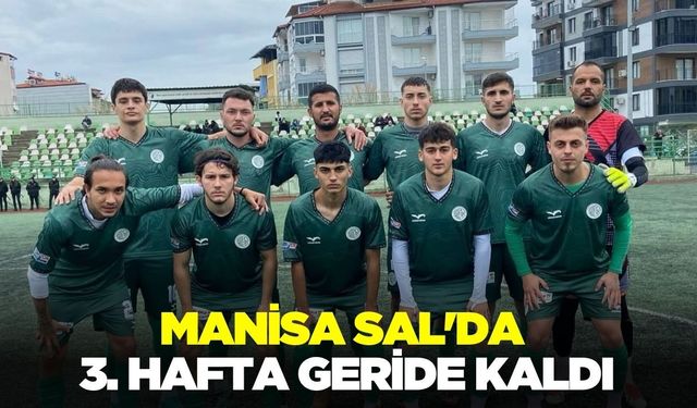 Manisa Süper Amatör Küme B Grubu'nda 3. hafta maçları nefes kesti