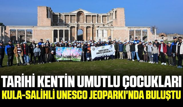 Manisa'da 'Tarihi Kentin Umutlu Çocukları' projesi devam ediyor