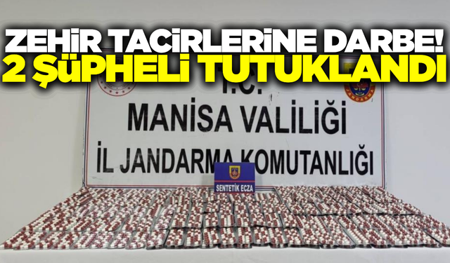 Manisa'da uyuşturucu operasyonu: 3 bin 644 sentetik ecza ele geçirildi