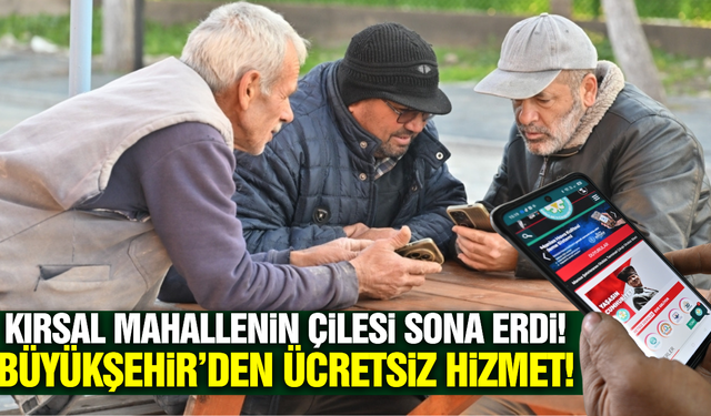 Manisa'da yılların sorununu Büyükşehir çözdü!