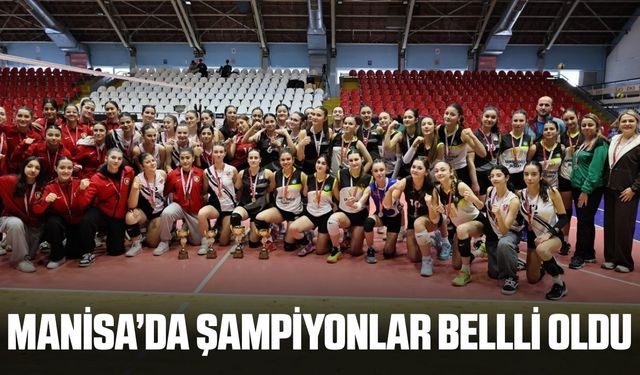 Manisa'nın voleyboldaki şampiyonları belli oldu