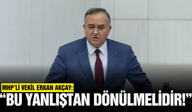 MHP'li Akçay'dan basit usulde vergi planına sert tepki