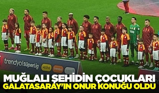 Galatasaray Egeli şehidin çocuklarını ağırladı
