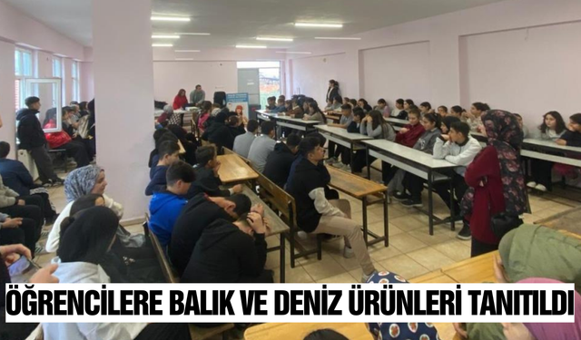 Sağlıklı beslenmede su ürünlerinin önemi anlatıldı