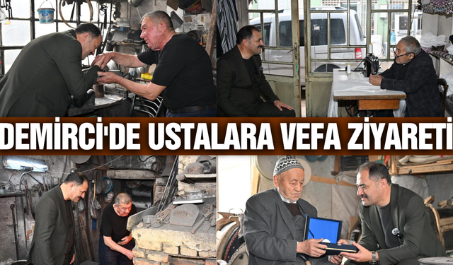 Başkan Kara'dan ustalara anlamlı ziyaret!