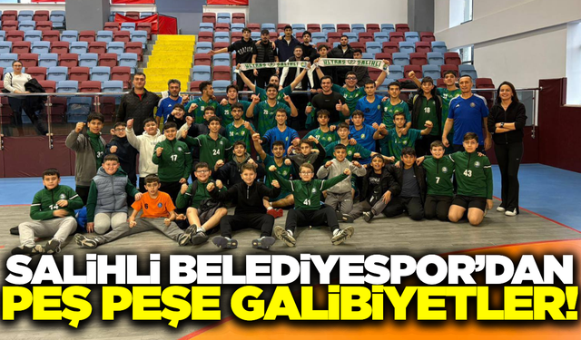 Salihli Belediyespor'dan üç branşta üç  galibiyet!