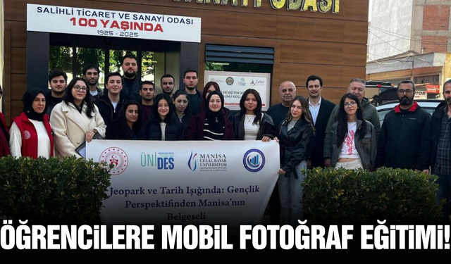 SALFOD'dan MCBÜ öğrencilerine mobil fotoğraf eğitimi