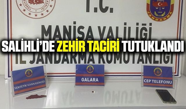 Salihli'deki uyuşturucu operasyonunda 1 kişi tutuklandı