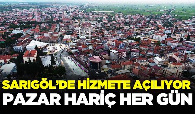Sarıgöl'de kahveseverlerin yeni rotası olacak!