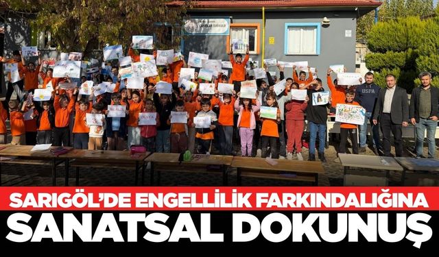 Sarıgöl'de öğrenciler engel deneyimiyle empati kurdu