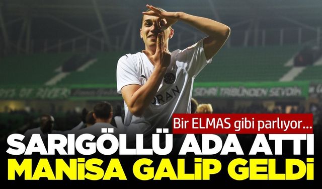 Sarıgöl'ün gururu Ada golü attı, Manisa FK kazandı