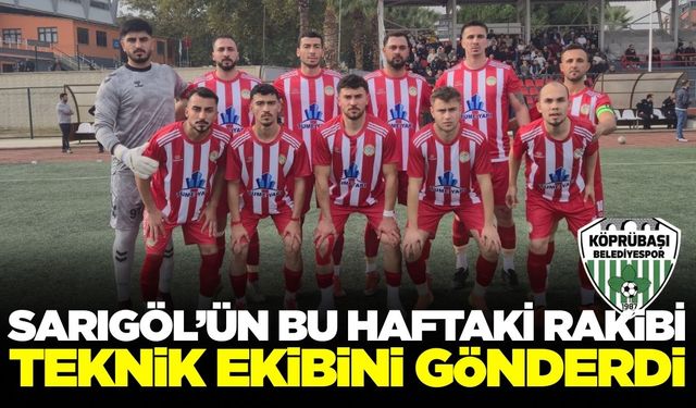 Sarıgöl'ün bu haftaki rakibinde şok ayrılık