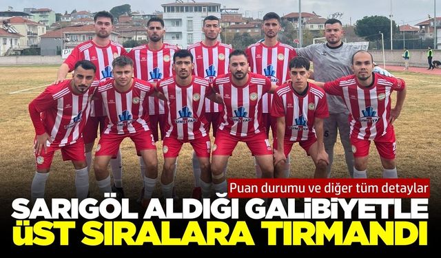 Sarıgöl'ün grubunda 3. hafta sona erdi