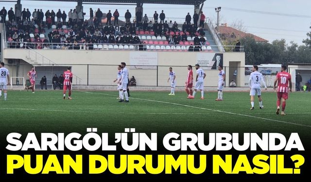 Sarıgöl'ün grubunda haftaya hakemler damga vurdu! Bir maç yarım kaldı