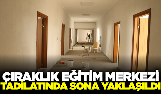 Saruhanlı'da Çıraklık Eğitim Merkezi'nde geri sayım!