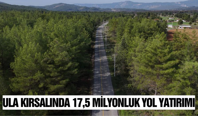 Büyükşehir'den 17,5 milyon TL'lik dev yol yatırımı tamamlandı!