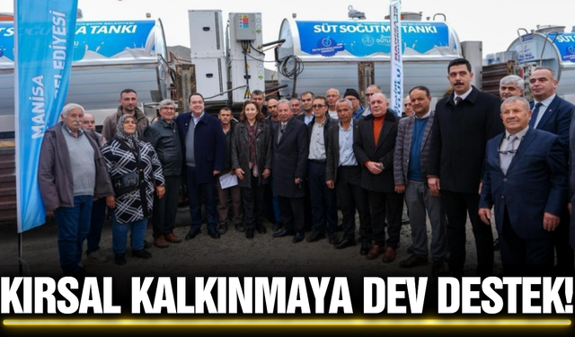 Manisa Büyükşehir'den 57 milyon TL'lik dev destek!