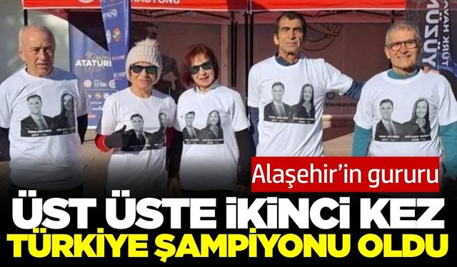 Alaşehirli atlet, kategorisinde birinci oldu