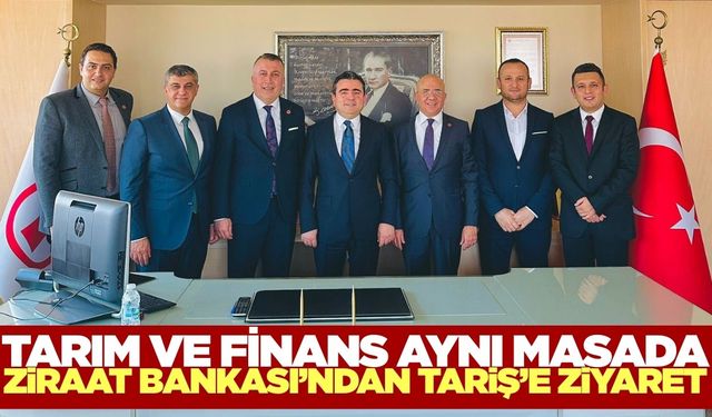 Ziraat Bankası yetkililerinden TARİŞ Üzüm Birliği'ne ziyaret