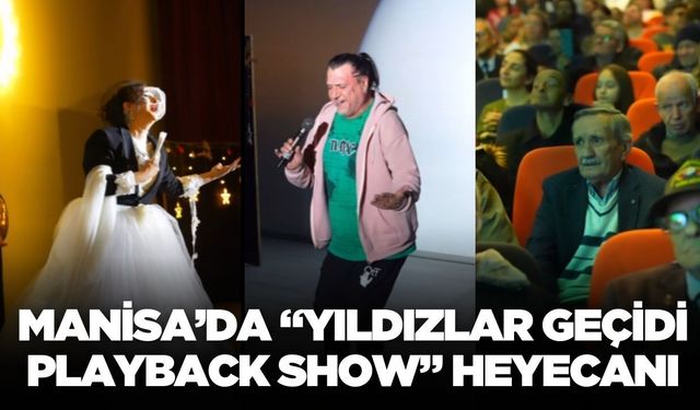 Manisa'da büyüleyici Yılbaşı etkinliği: "Yıldızlar geçidi"