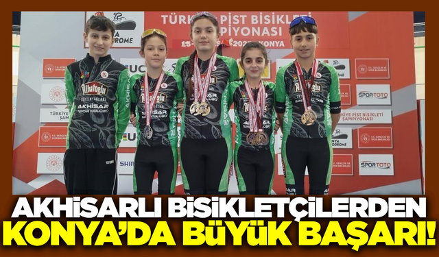 Konya Velodromu’nda Akhisar rüzgarı!
