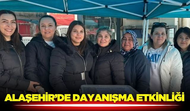 Alaşehir'de veliler dayanışma etkinliği düzenledi!
