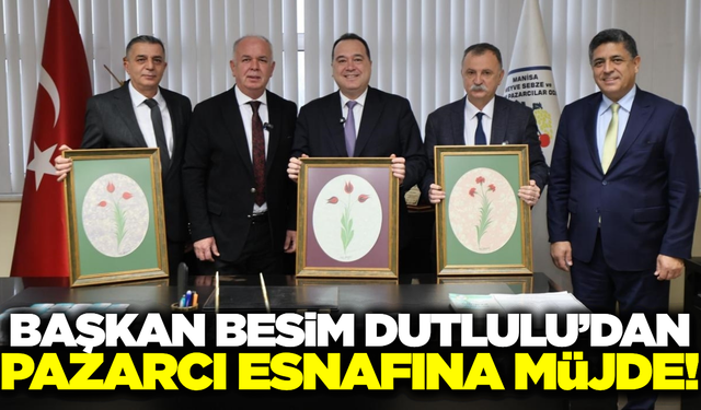 Manisa pazaryerleri için büyük yatırım hamlesi!