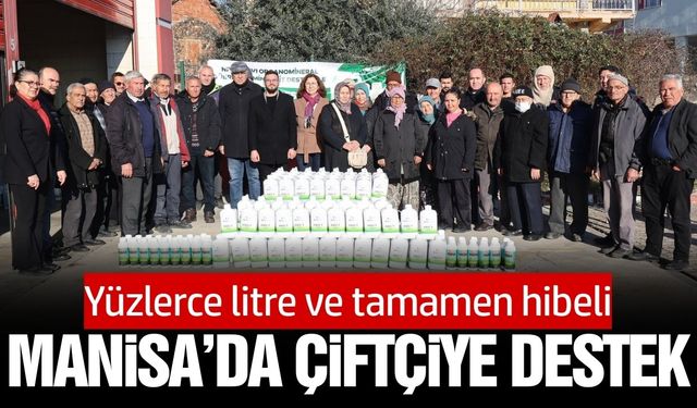 Manisa'da don mağduru üreticilere önemli destek
