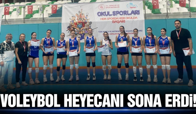 Manisa’da Okul Sporları Voleybol Heyecanı Tamamlandı