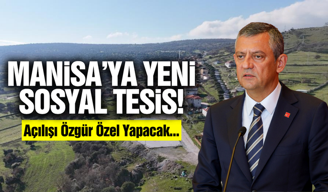 Manisa'ya yeni sosyal tesis için geri sayım!