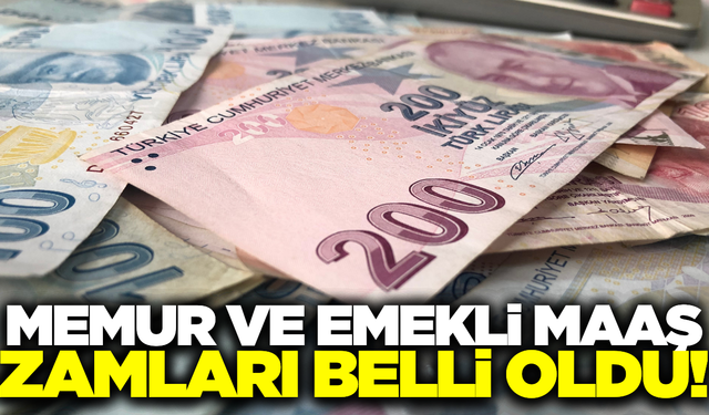 Memur ve emekli zammı belli oldu!