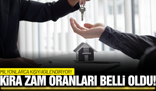 Ocak 2026 kira artış oranı belli oldu
