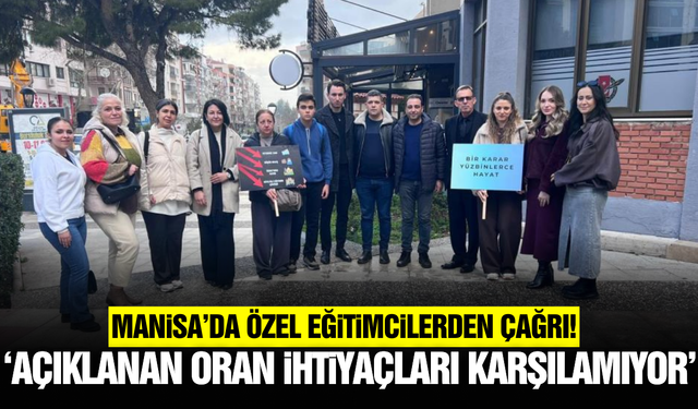 Manisa'da Özel Eğitim Kurumlarından 2026 ücret artışına tepki!