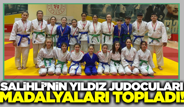 Salihli’nin judocuları Manisa’da madalyalara ambargo koydu