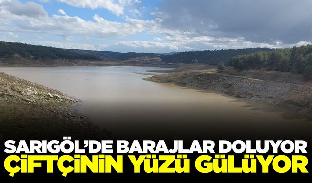 Sarıgöl'de yağışlar üreticilere umut oldu