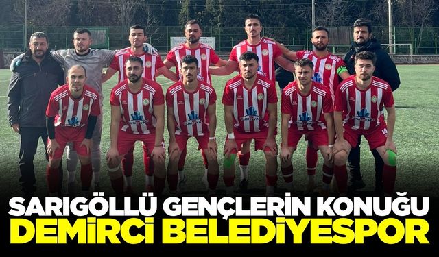 Sarıgöllü gençler ilk devrenin son maçına çıkıyor