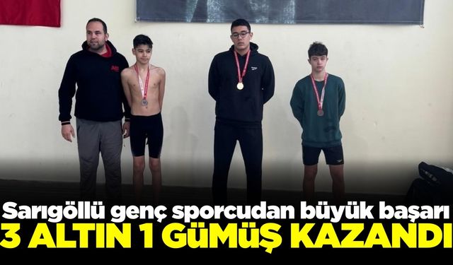 Sarıgöllü öğrenci Manisa'da madalyaları topladı