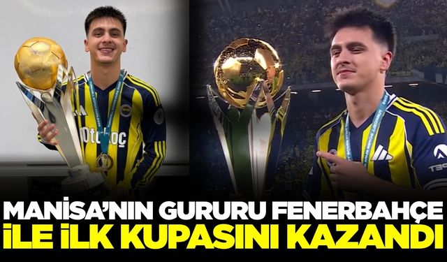 Manisalı genç yıldız ilk kupasını kazandı