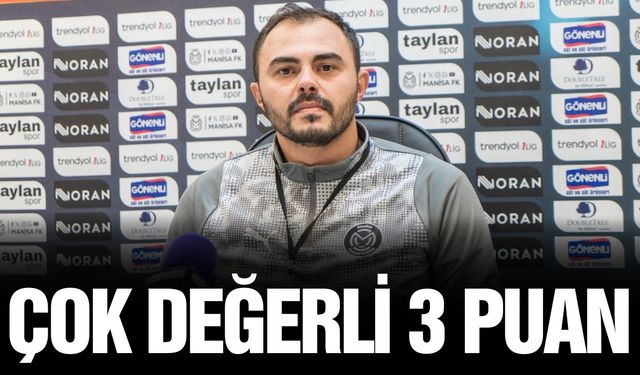 Teknik sorumlu Tektaş: 'Çok değerli bir 3 puan aldık'